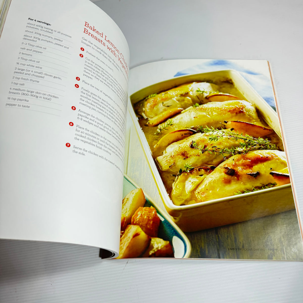 Simon Holst Cookbook Bundle x 3 : Lighten Up, One Dish Recipes, & Fast and Fantastic Food For Family & Friends (3319)
