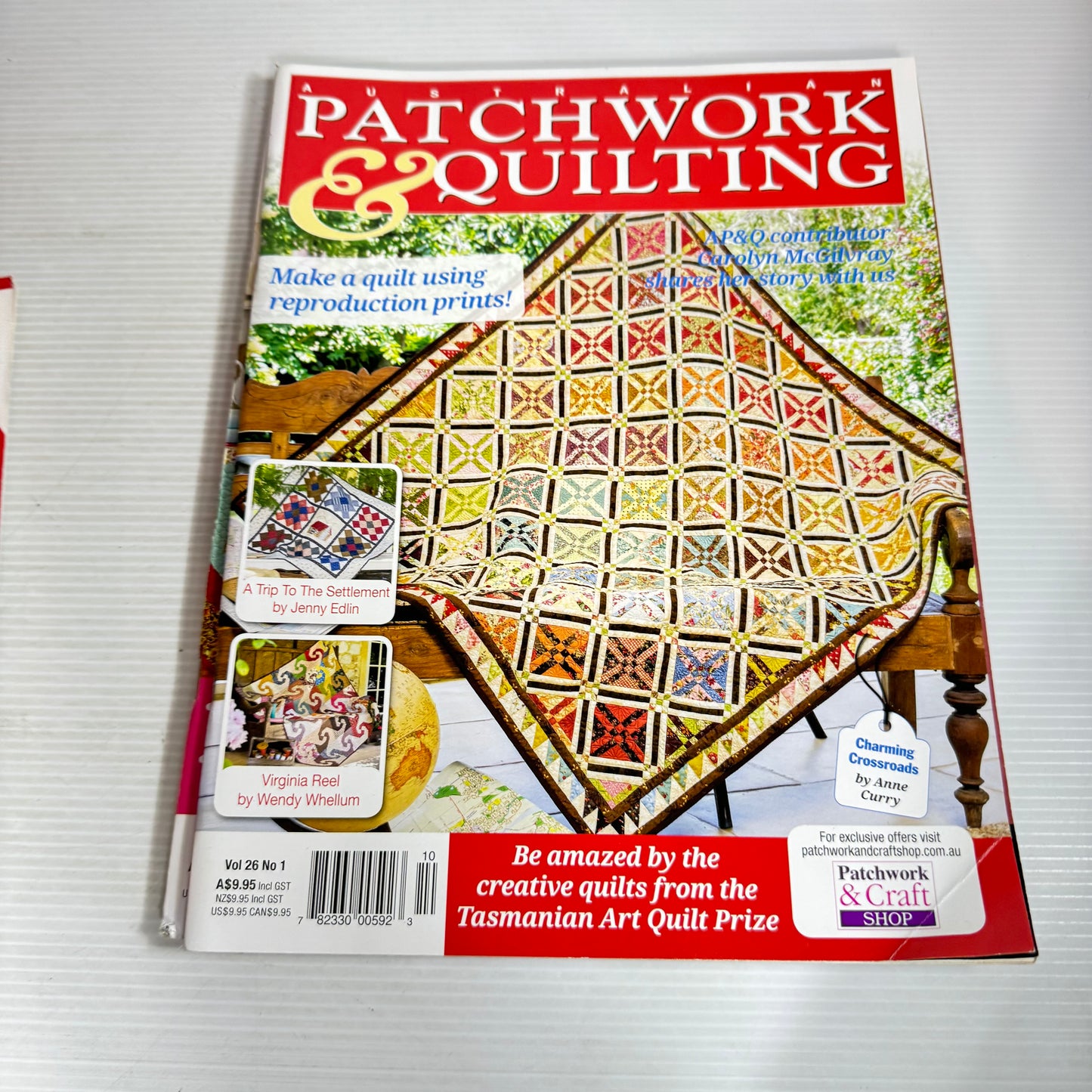 Australian Patchwork & Quilting Magazine Bundle x 5 Magazines (2616)