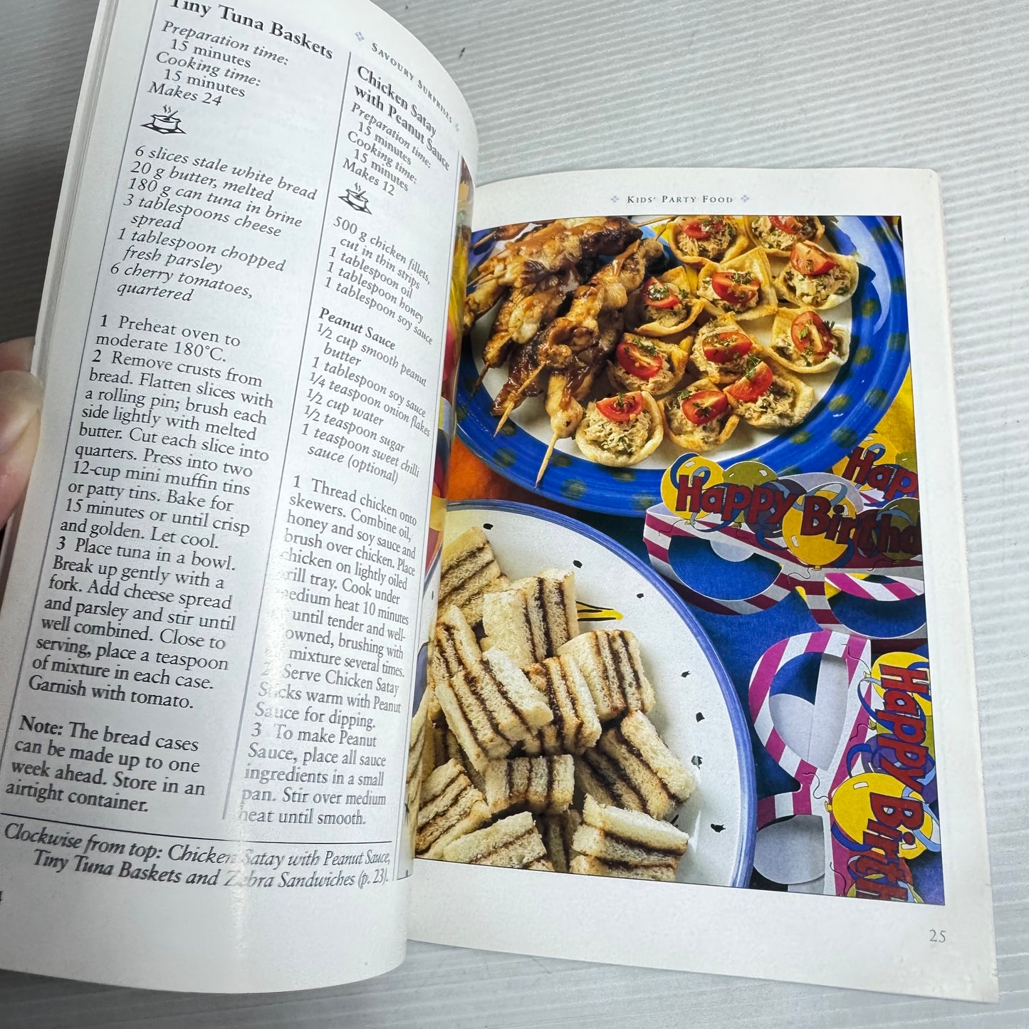 Birthday Party Cookbook Bundle x 3 : The Australian Women's Weekly Little Party Books Fairytale, Kids' Party Food - Family Circle, Birthday Cakes (3043)