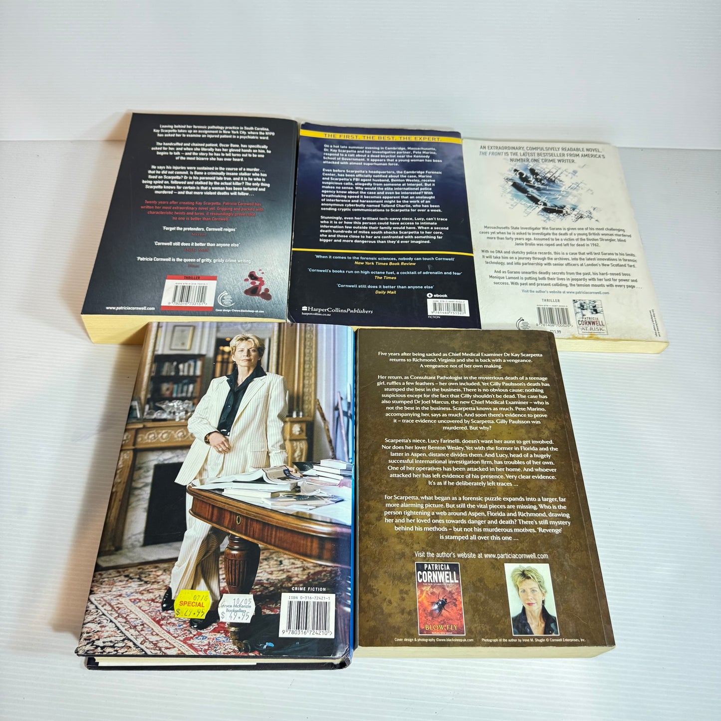 Patricia Cornwell Book Bundle x 5 Books (2427)