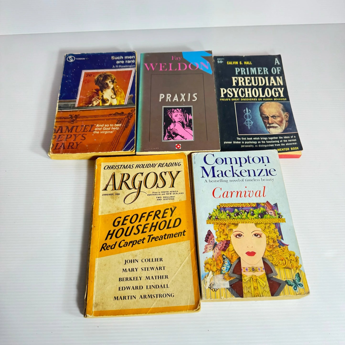 Vintage Random Book Bundle x 5 Books : Various Topics & Authors (2229)