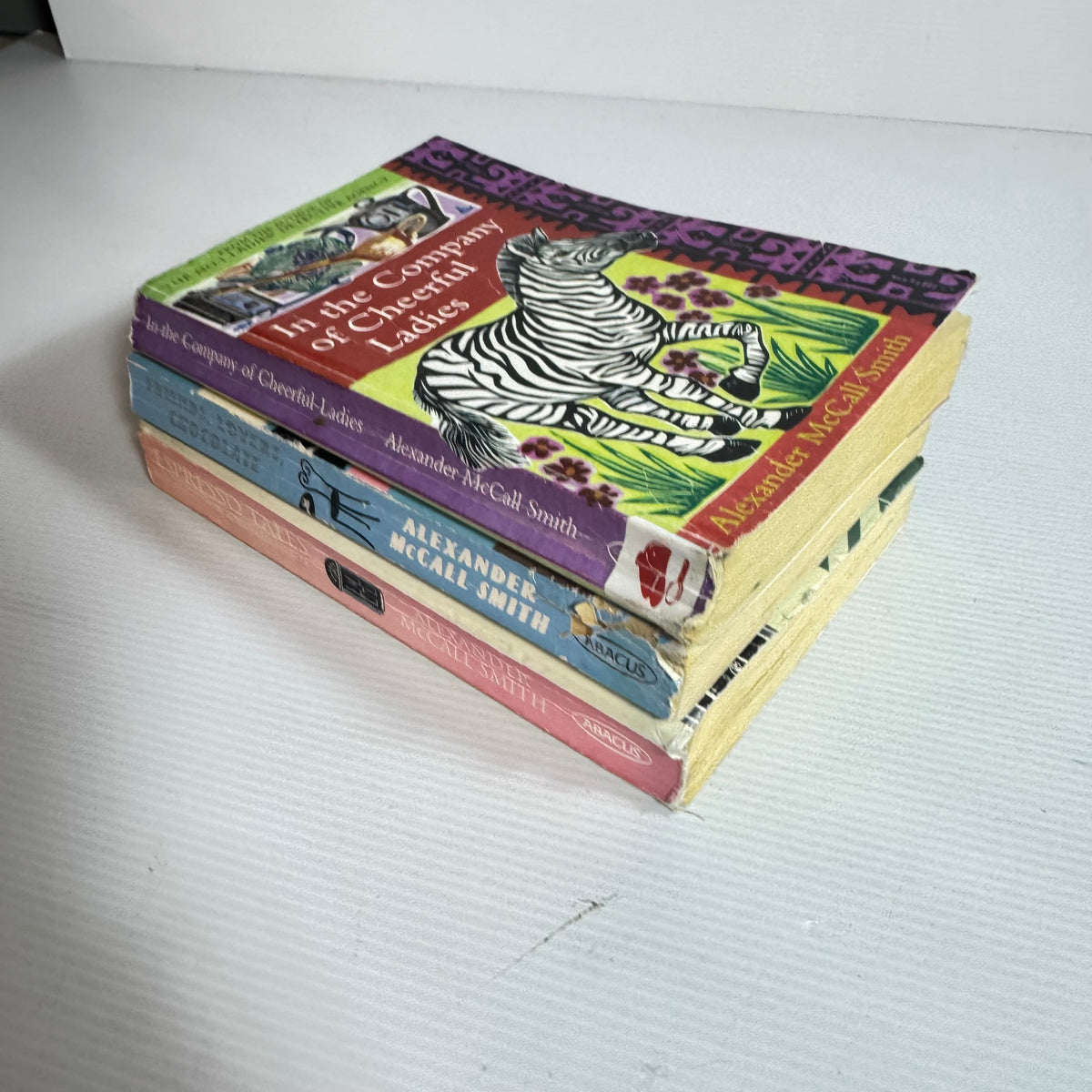 Alexander McCall Smith Book Bundle x 3 : In The Company of Cheerful Ladies, Friends, Lovers, Chocolate, Espresso Tales(3274)