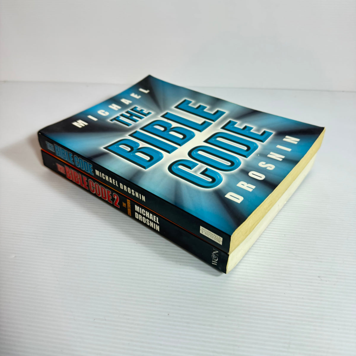 Michael Drosnin Book Bundle x 2 : The Bible Code & Bible Code 2 The Countdown (3267)