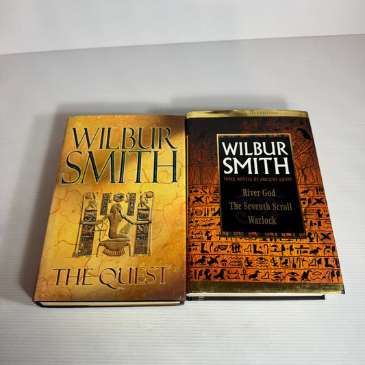 Wilber Smith - Egyptian Series Book Bundle x 2 Books x 4 Stories (2485)
