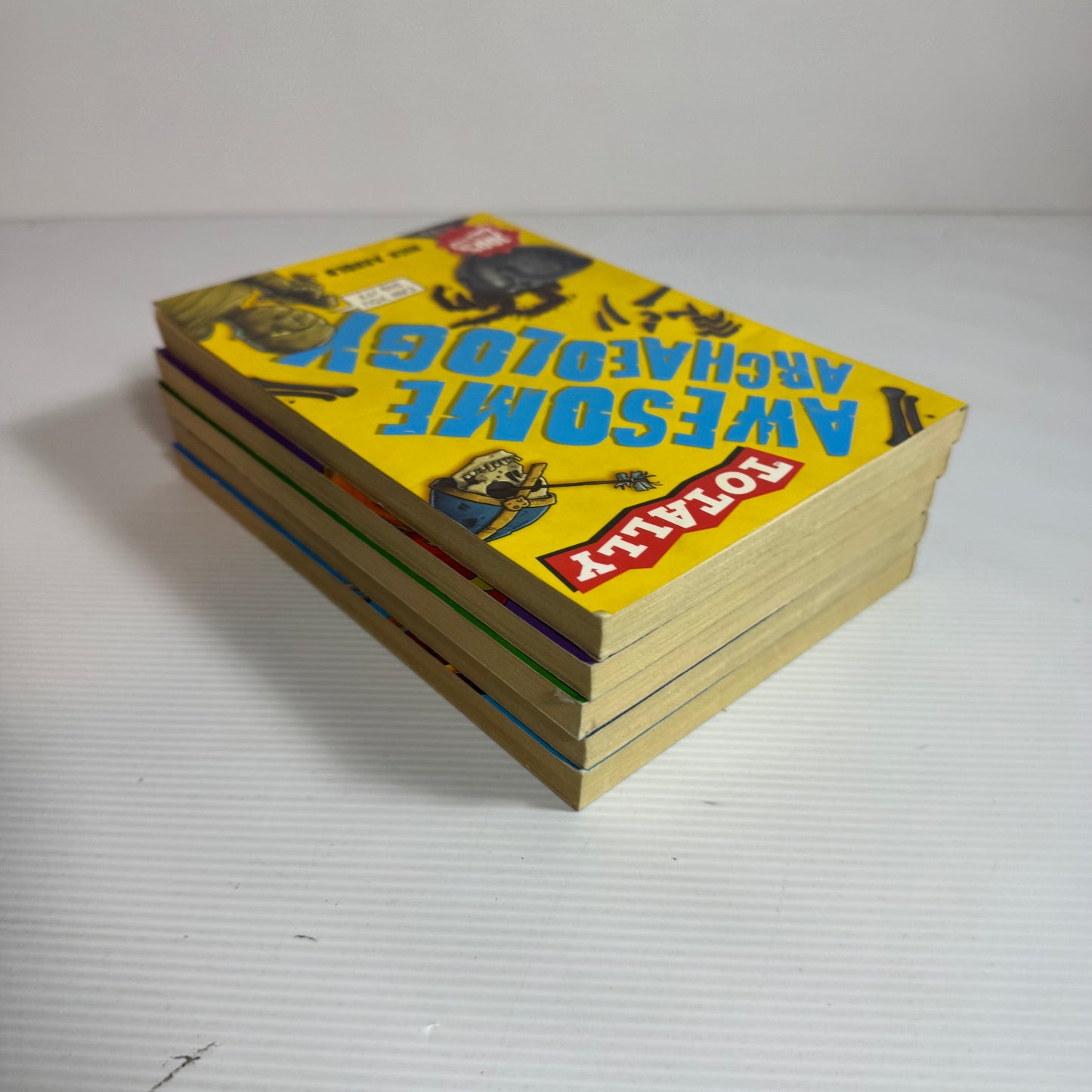 Totally 100% Horrible Children's Books of Facts Bundle x 5 Books : Dead Dinosaurs, Awesome Archaeology, Gobsmacking Galaxy, Crashing Computers, Riotous Robots (3281)