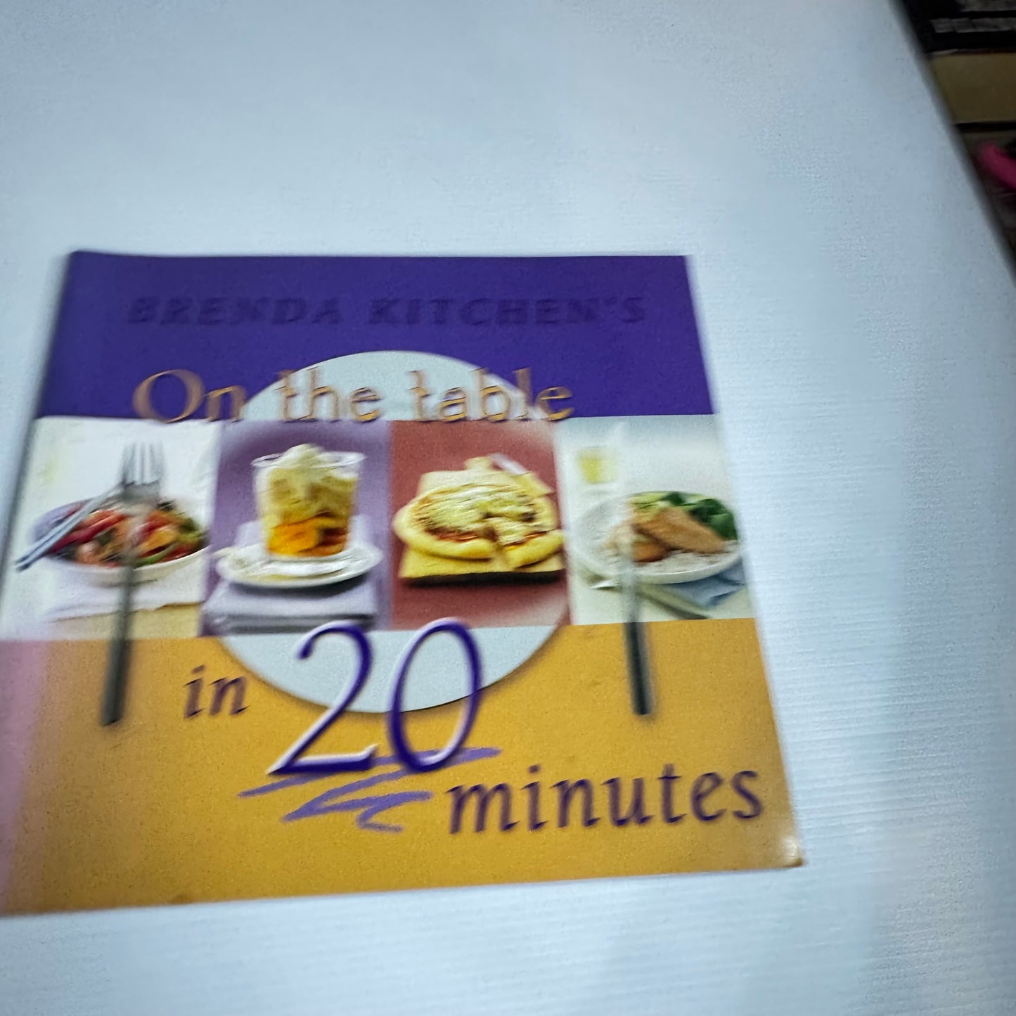 Quick & Easy Family Cookbook Bundle x 4 : Fab Food for Family & Friends - Janella Bloom, On The Table in 20 Minutes - Brenda Kitchen's, Fresh + Fast - Marie Claire, Quick Short Recipe Cookbook - Family Circle(3063)