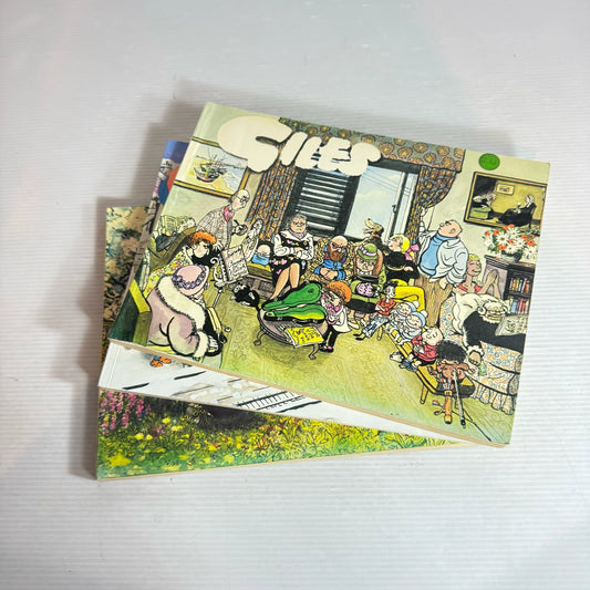 Giles Book Bundle x 3 Books : 1976 Thirtieth Series, 1978 Thirty-Second Series, 1990 Forty-Forth Series (2005)