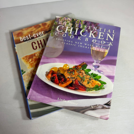 Linda Fraser Chicken Cookbook Bundle x 2 : The Essential Chicken Cookbook & Best-Ever Chicken (2909)
