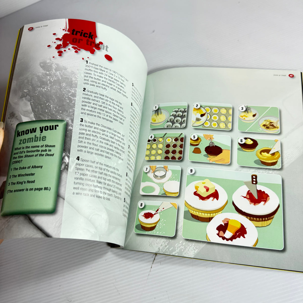 Cupcake Book Bundle x 3 : Fairy Cakes - Hamlyn, Zombie Cupcakes - Zilly Rosen, Cupcakes - Susanna Tee(3221)