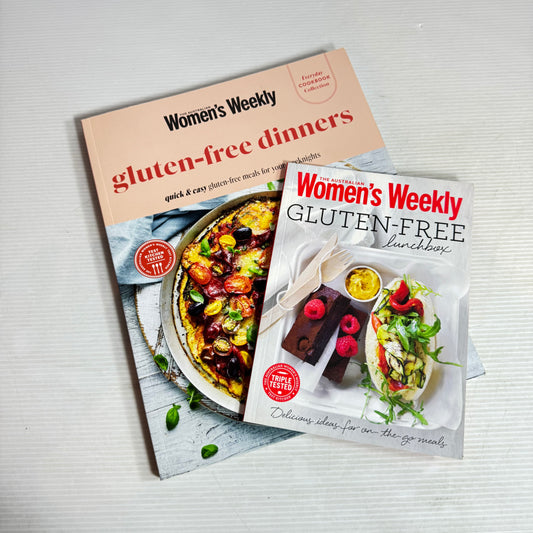The Australian Women's Weekly Gluten-Free Book Bundle x 2 : Gluten-Free Lunch Box & Gluten-Free Dinners (2942)