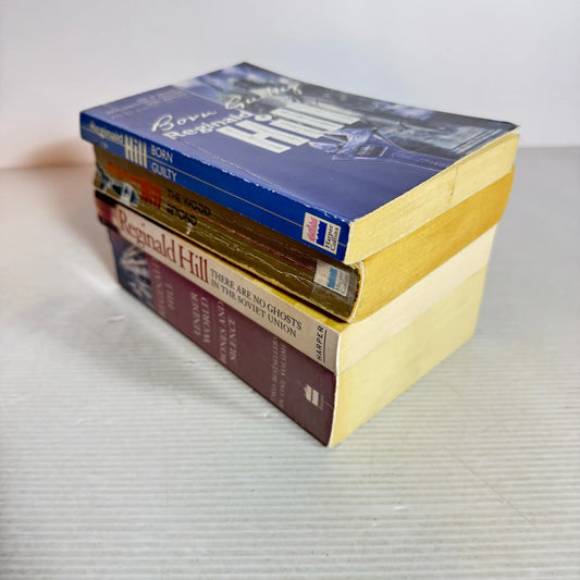 Reginald Hill Book Bundle x 4 Books 5 Stories : The Wood Beyond, Born Guilty, There are no Ghosts in the Soviet Union, Under World & Bones and Silence(2020)