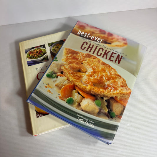 Chicken Cookbook Bundle x 2 : Best-Ever Chicken - Linda Fraser & The Complete Chicken Cookbook - Family Circle(2908)