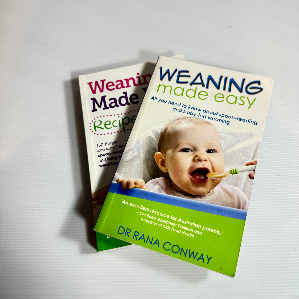 Weaning Book Bundle by Dr Rana Conway x 2 Books : Weaning Made Easy & Weaning Made Easy Recipes (3278)