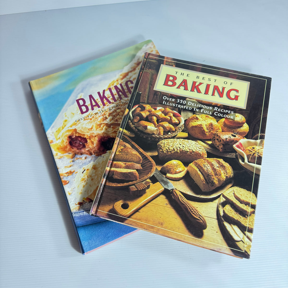 Baking Cookbook Bundle x 2 : The Best of Baking & Baking : Easy-to-Make Great Home Bakes - Carole Clements(3214)