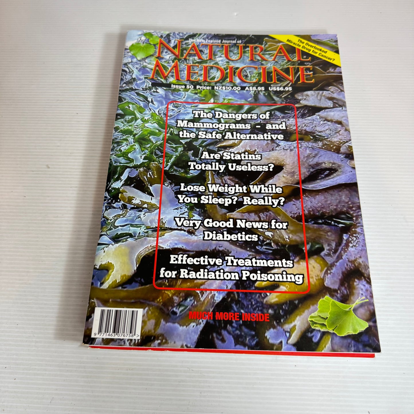 The New Zealand Journal of Natural Medicine Magazine Bundle x 3 : Issues 47, 49, 50 (2548)