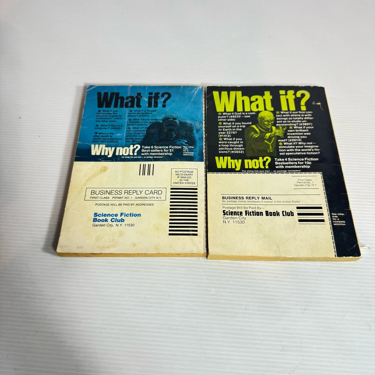 Science Fiction Vintage Magazine Bundle x 2 : Isaac Asimov's Science Fiction Magazine (1981) & Galaxy (1976) (2360)