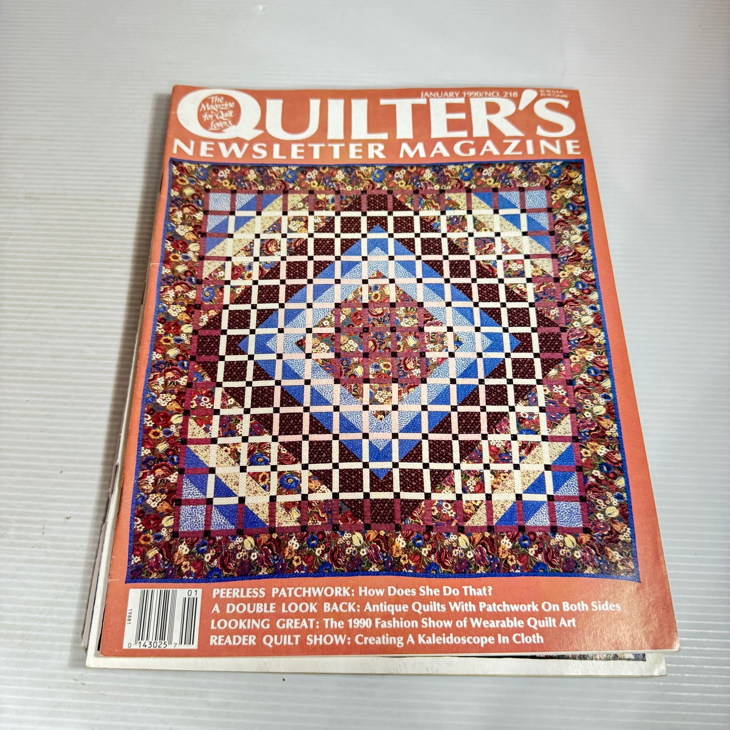 Quilter's Newsletter Magazine Vintage Bundle x 7 Magazines (2617)