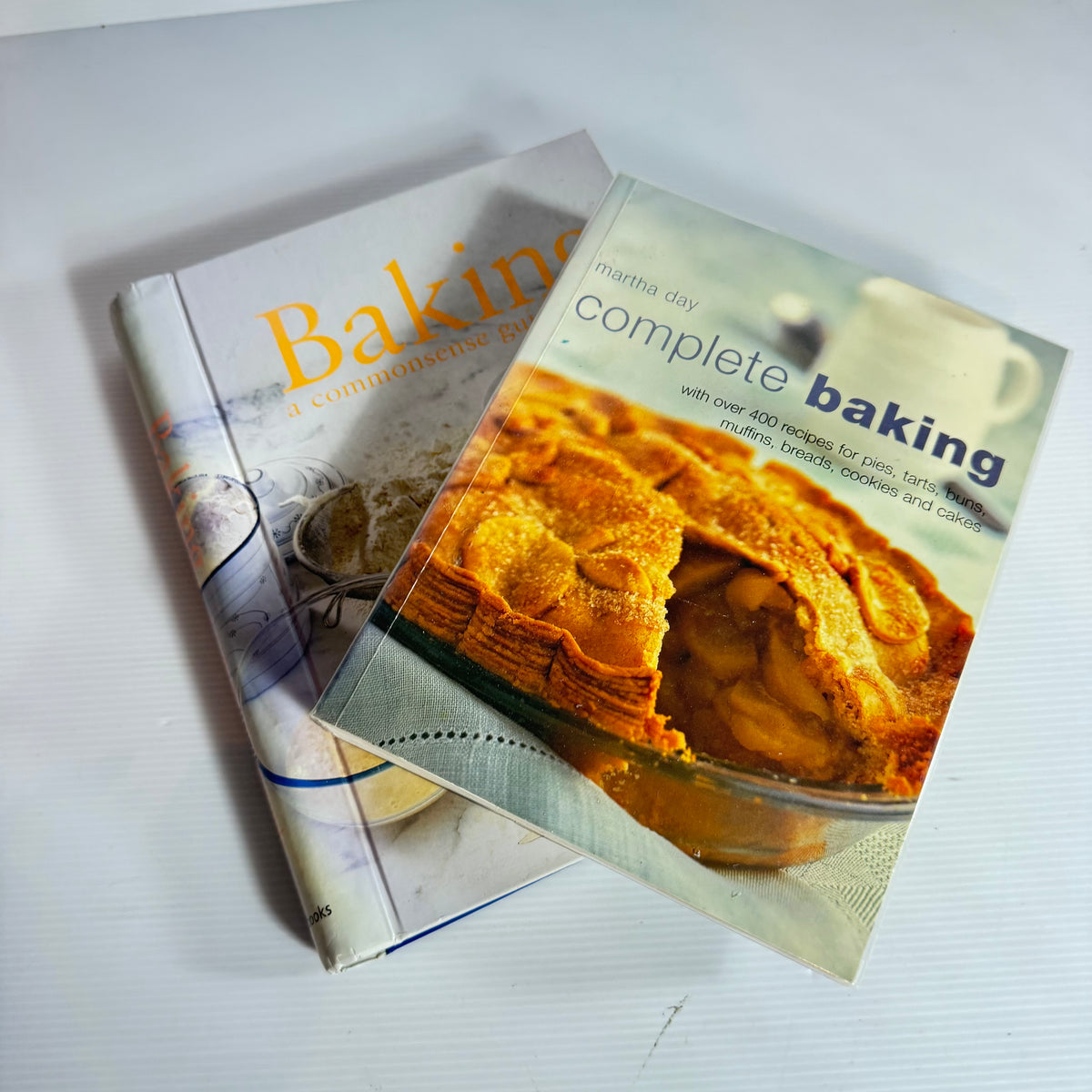 Baking Cookbook Bundle x 2 : Complete Baking - Martha Day & Baking : A Common Sense Guide - Bay Books (3232)