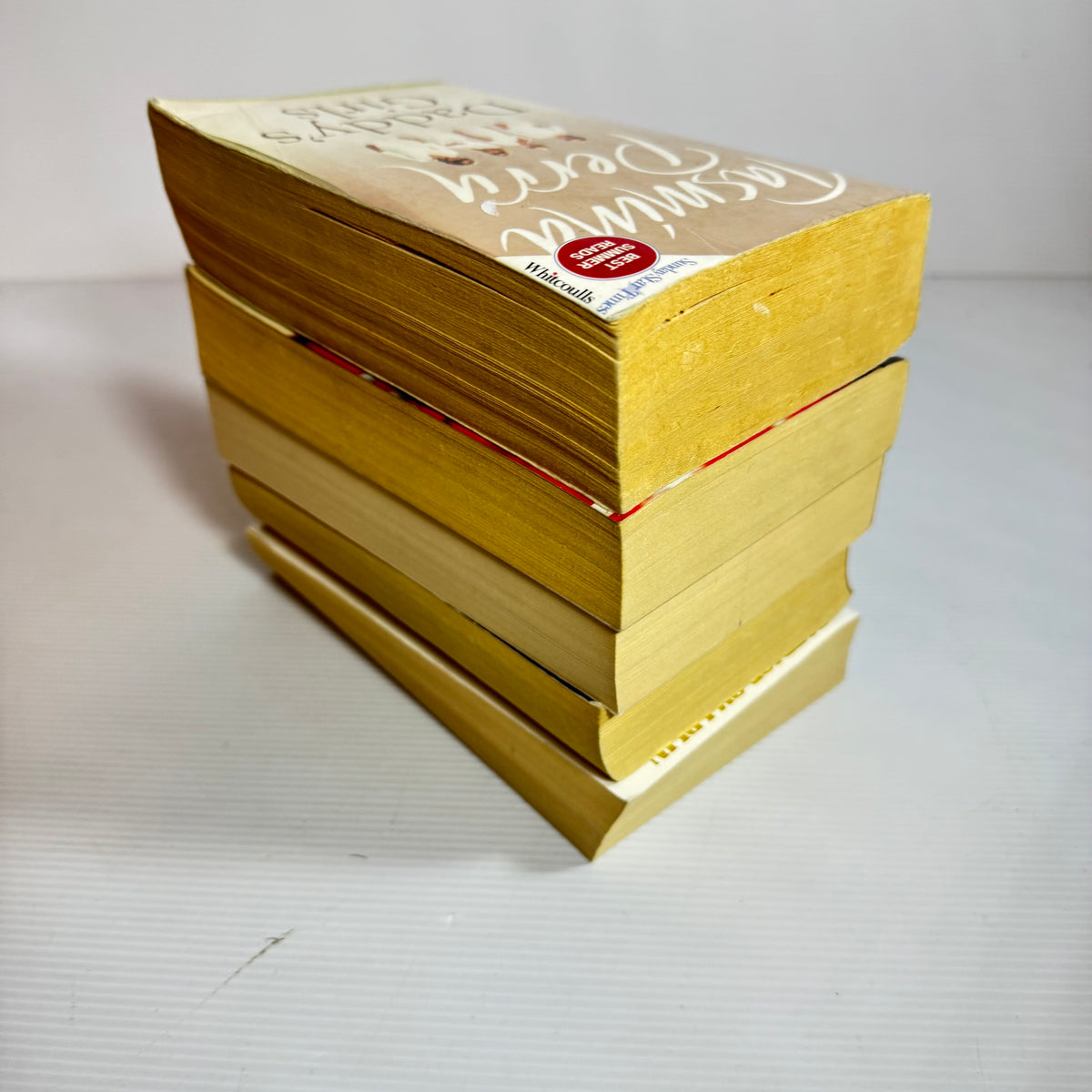 Contemporary Fiction Bundle x 5 : Red Leaves - Paullina Simons, Network - Liz Allen, Daddy's Girls - Tasmina Perry, Tycoon - Harold Robbins, The Fame People - Patrice Chaplin (3407)