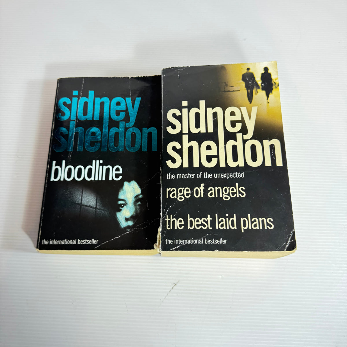 Sidney Sheldon Bundle x 2 Books 3 x Stories : Rage of Angels, The Best Laid Plans, Bloodline (3464)