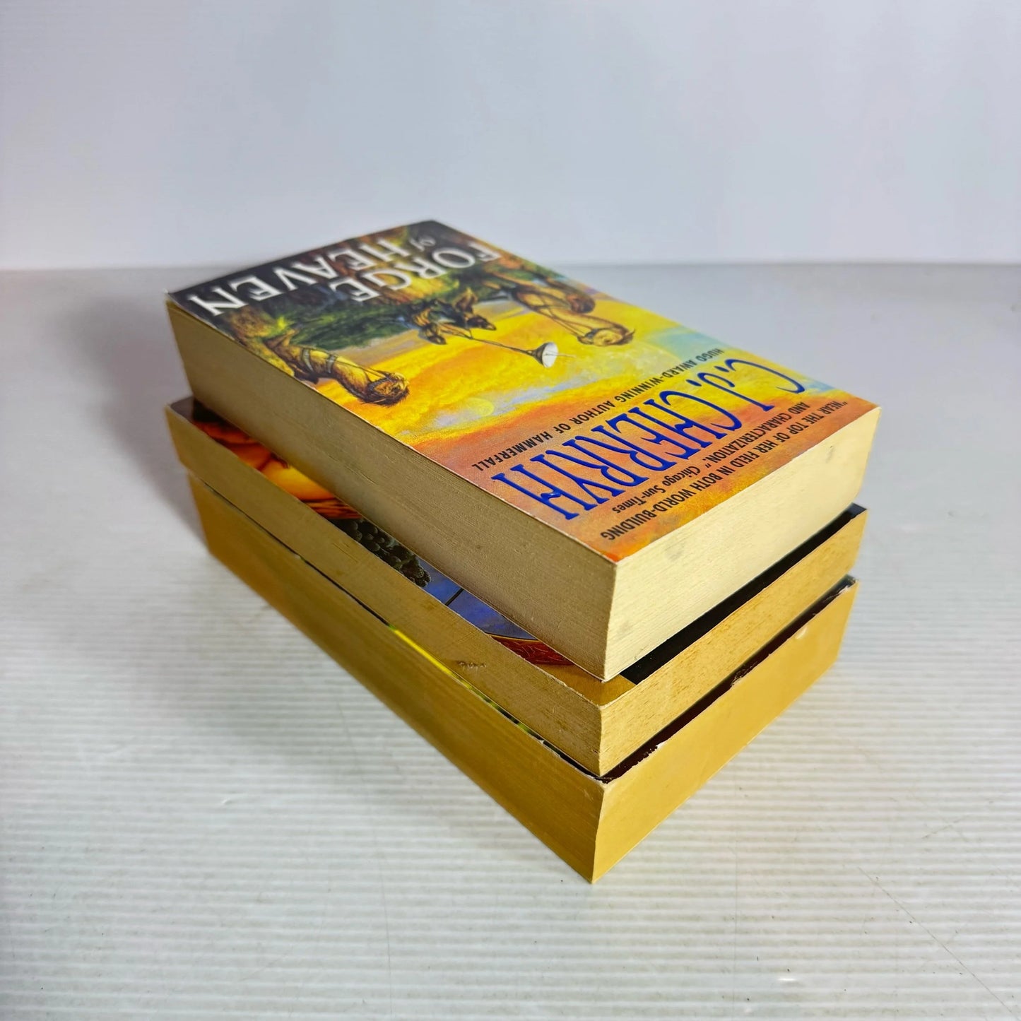 C.J. Cherryh Book Bundle x 3 Books : Forge of Heaven, Fortress In the Eye of Time, Cuckoo's Egg (2118)