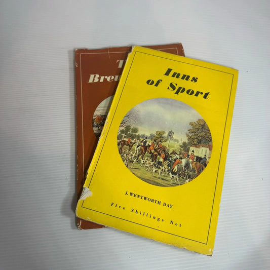 The Whitbread Library Vintage Book Bundle x 2 : The Brewer's Art & Inns of Sport (Vintage 1949) (2337)