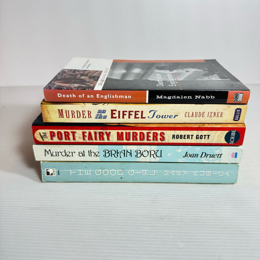 Murder Mystery Book Bundle x 5 Books : Mixed Authors (2308)