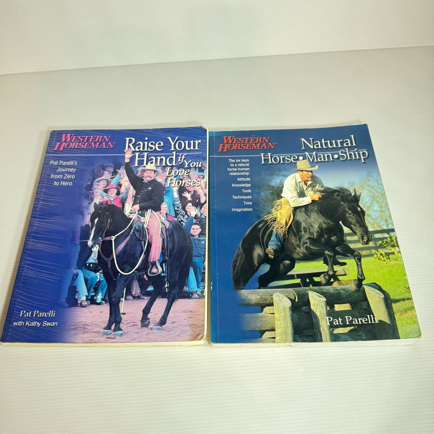 Western Horseman Book Bundle x 2 Magazines : Natural Horsemanship & Raise Your Hand If You Love Horses (2251)