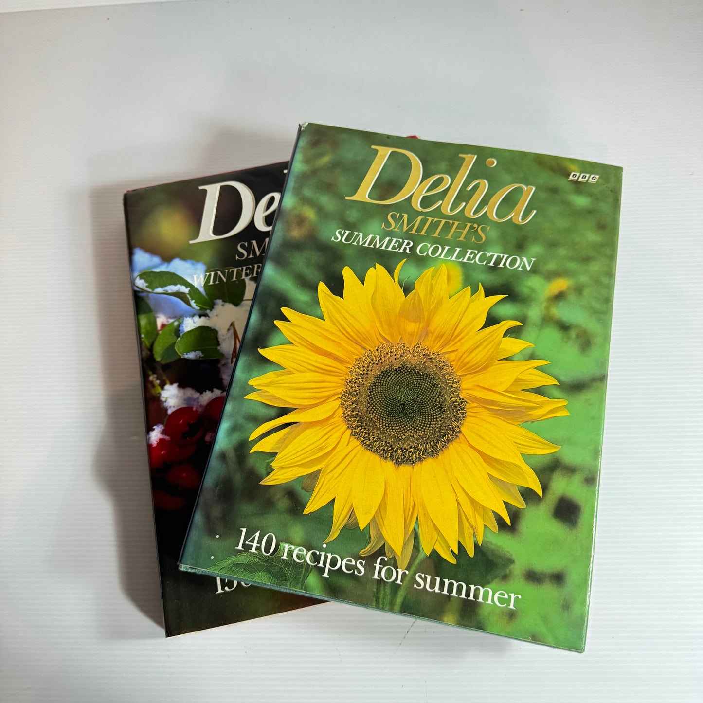 Delia Smith Cookbook Bundle x 2 : Summer Collection & Winter Collection (Vintage 1993)(3259)