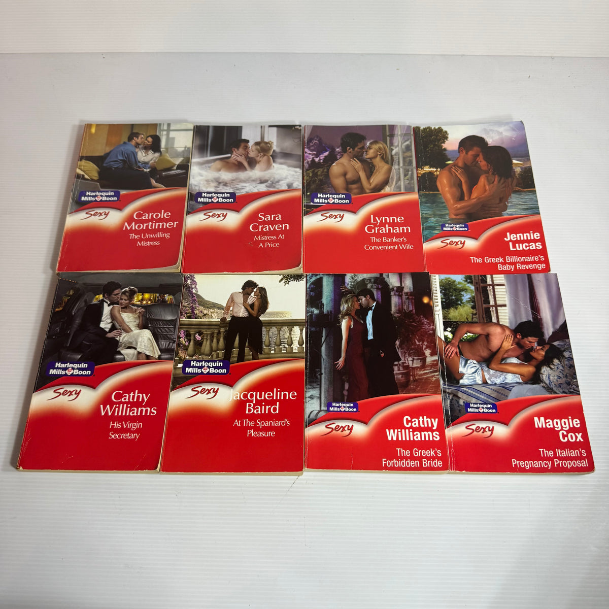 Mills & Boon Sexy Book Bundle x 8 Books (3288)