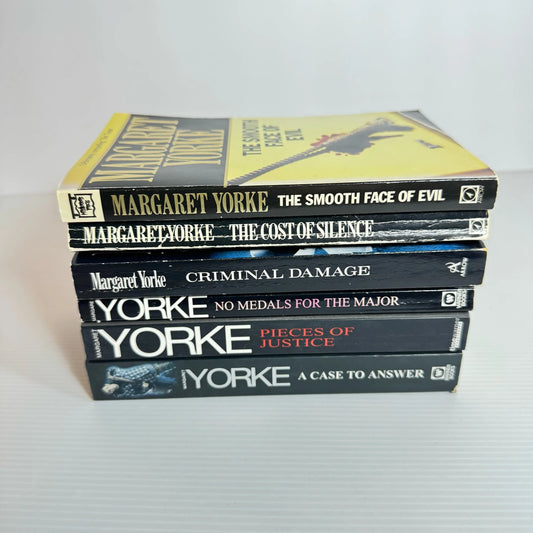 Margaret Yorke Mystery/Suspense Book Bundle x 6 Books (2063)