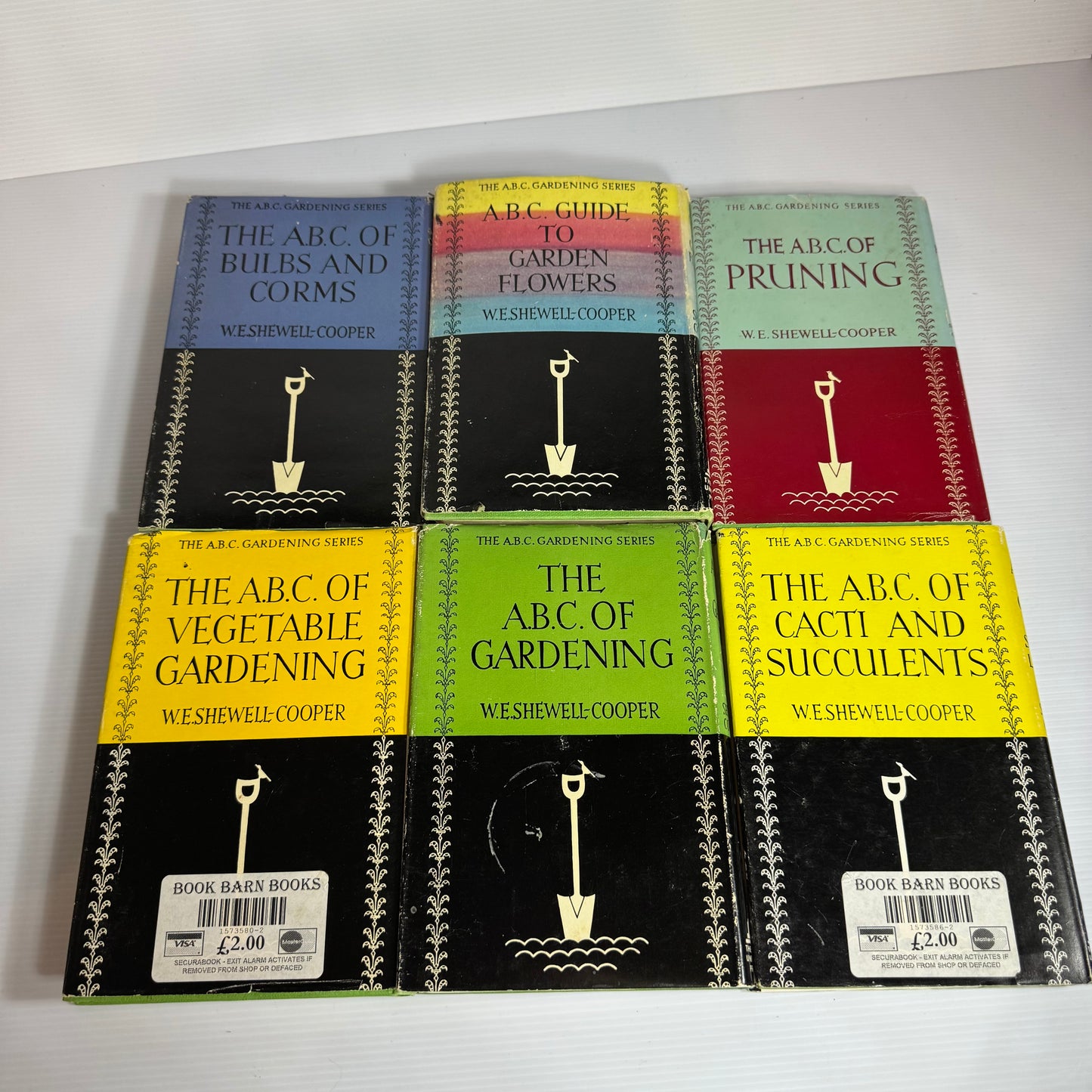 The A.B.C. Gardening Series Book Bundle x 17 - W. E. Shewell-Cooper (Vintage 1949 - 1961) (3060)