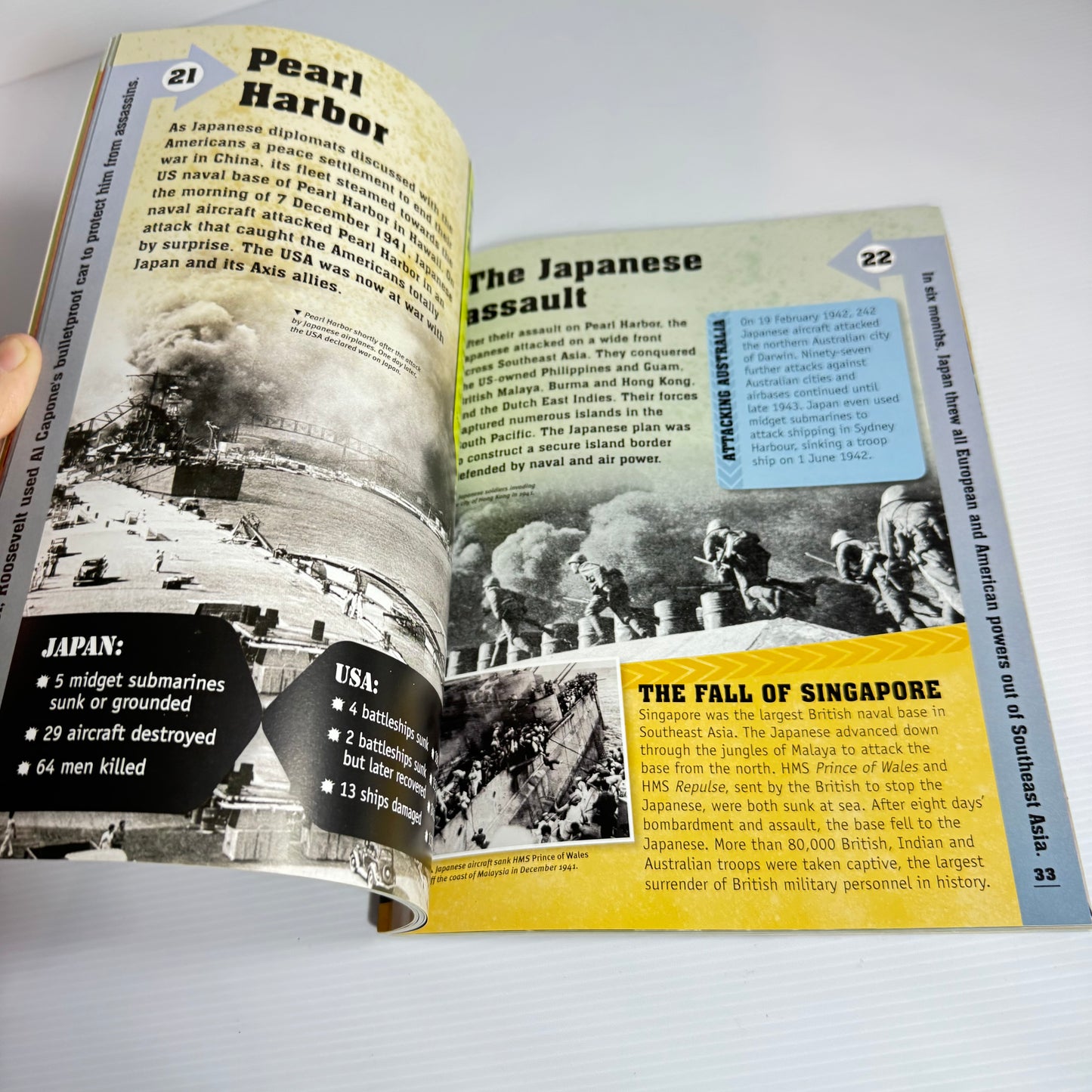 World War I & II Book Bundle x 3 : 50 Things You Should Know About The First World War, 50 Things You Should Know About the Second World War, History In Pictures World War Two in the Pacific (3068)