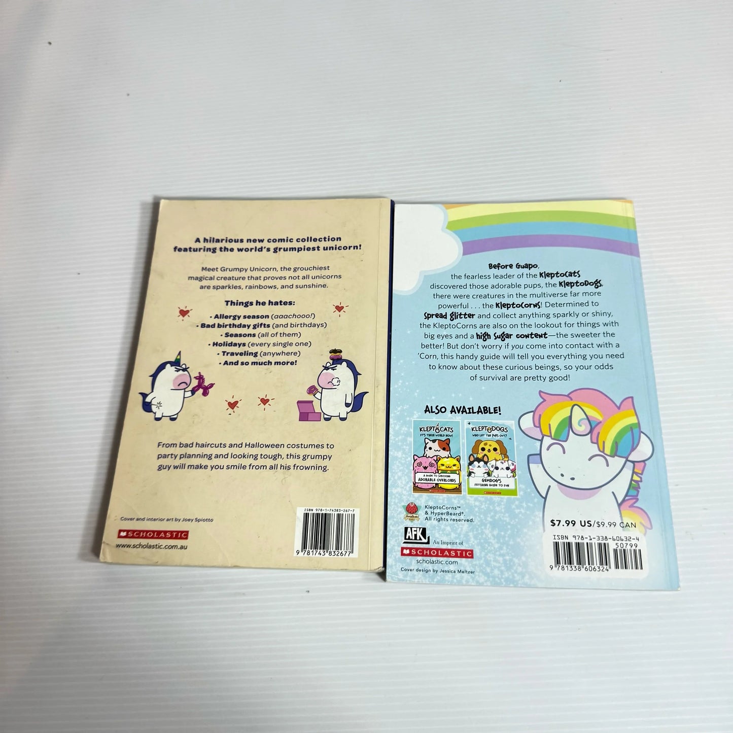 Unicorn Book Bundle x 2 Books : Surviving the Sparkle! & Grumpy Unicorn (633)