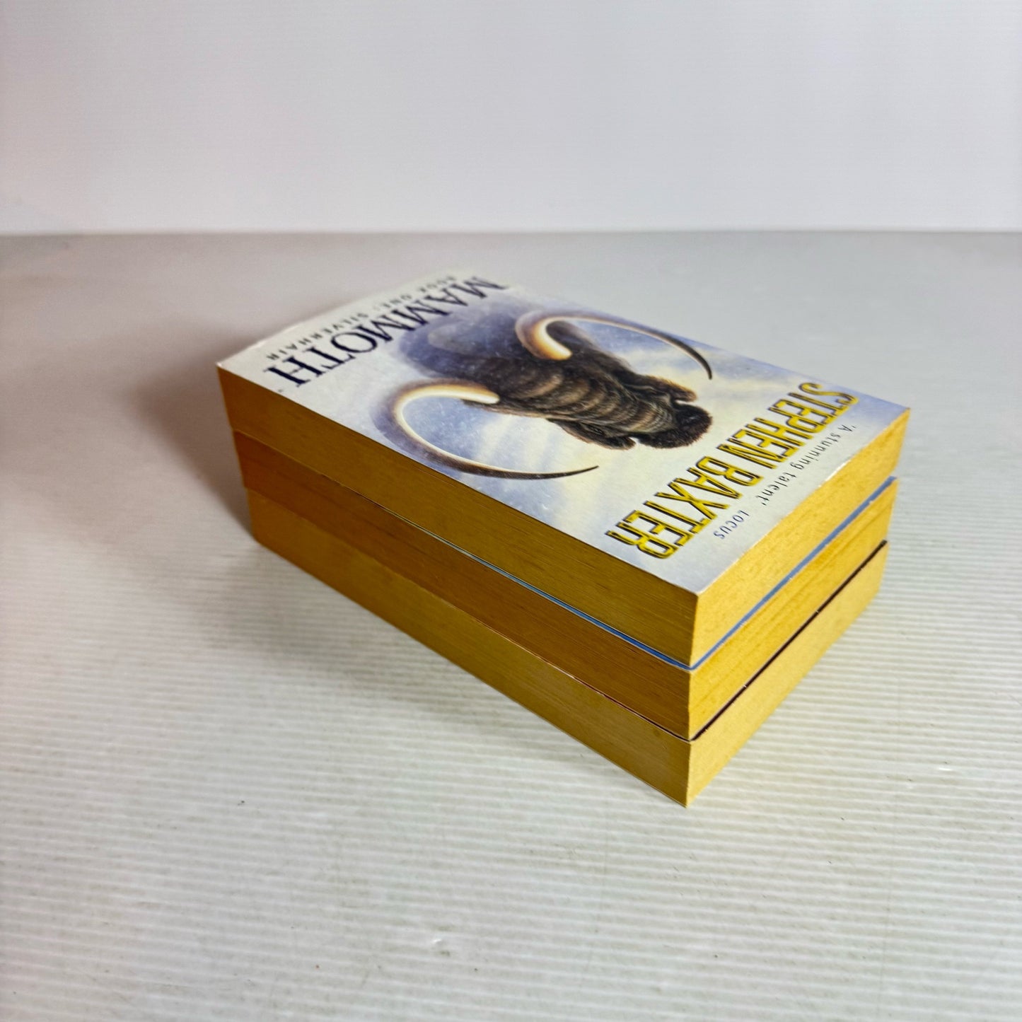 Silverhair Series Books 1-3 - Stephen Baxter Book Bundle x 3 Books : Mammoth, Longtusk, Icebones (2111)