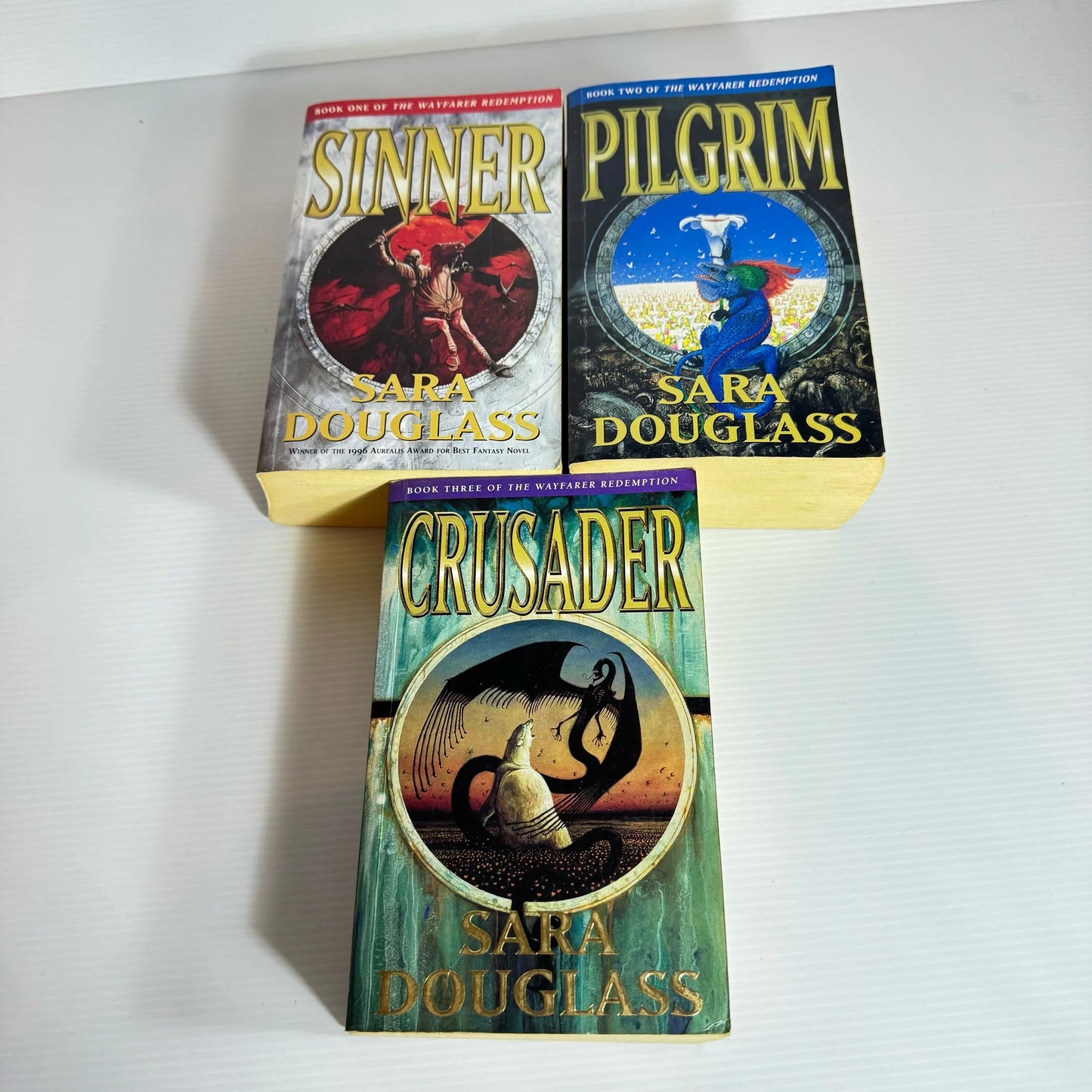 The Wayfarer Redemption Series Book Bundle x 3 : Sinner, Pilgrim & Crusader - Sara Douglas (306)