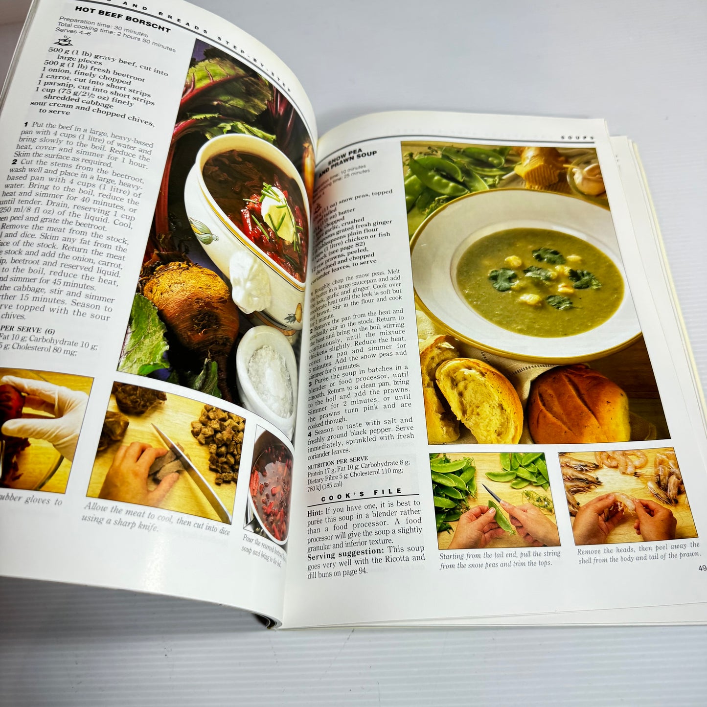 Soup Cookbook Bundle x 3 : Easy Soups - Love Food, 1 Stock, 100 Soups - Love Food, & Soups and Breads - Family Circle Step-by-Step (3320)