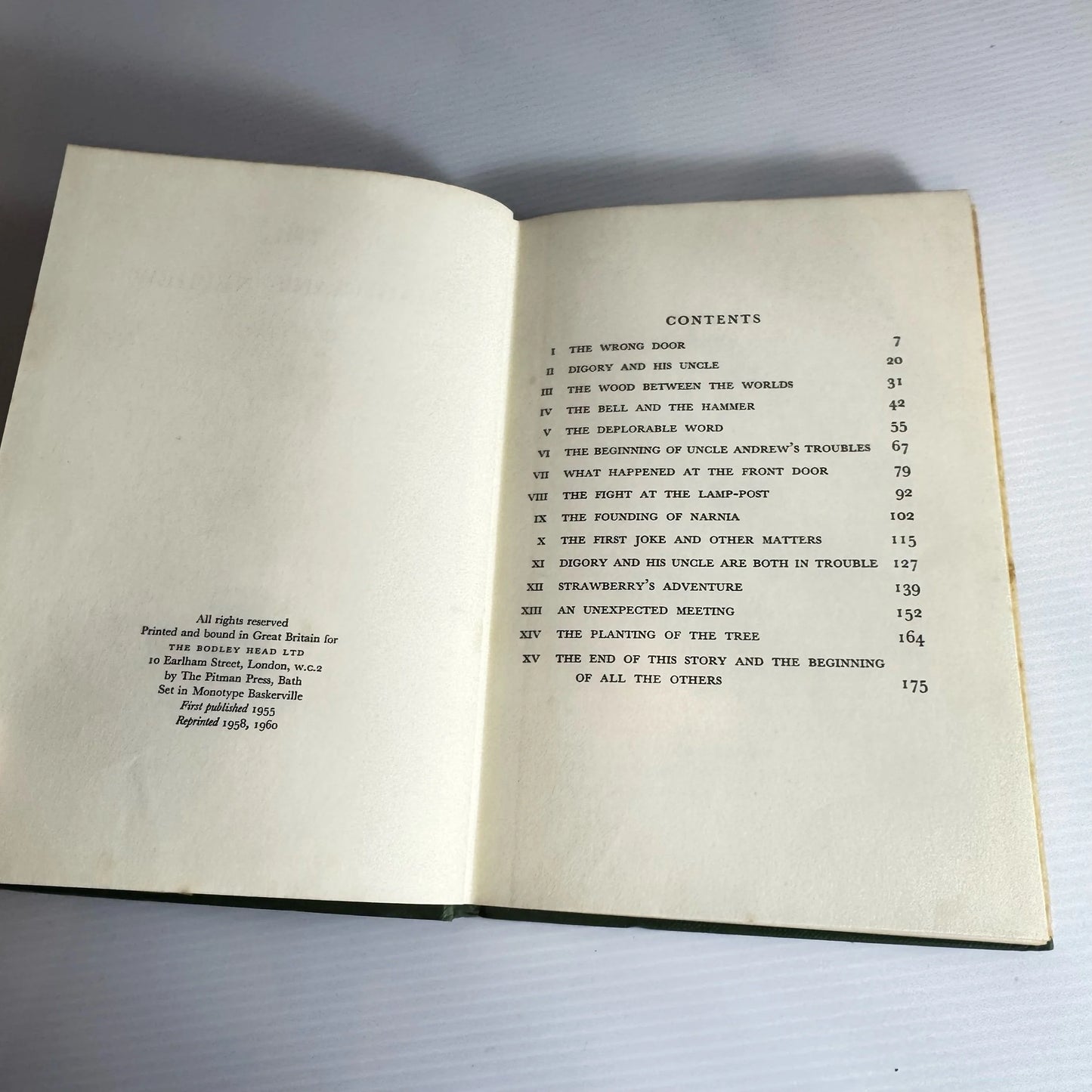 The Magician’s Nephew (3rd Ed.)  -  C. S. Lewis (Vintage 1960)