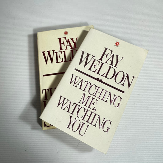 Fay Weldon Vintage Bundle x 2 : Watching Me, Watching You & The Life & Loves of a She Devil (Vintage 1984) (3405)