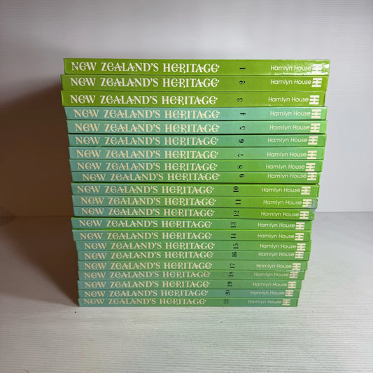 New Zealand’s Heritage : The Making Of A Nation Book Bundle Books 1-21 (Vintage 1978)
