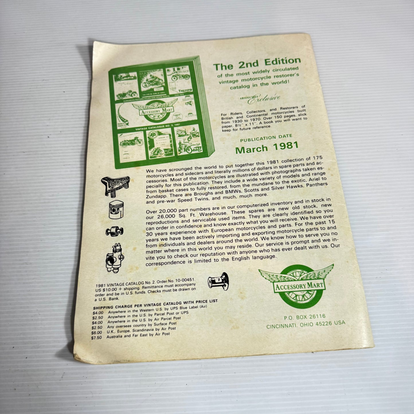 Classic Bike Magazine Book Bundle x 3 : Issues - February/March 1981, July 1981 & April 1982 (Vintage)(2546)