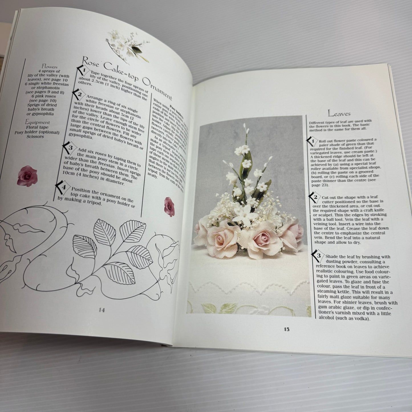 Sugar Craft / Icing Book Bundle x 2 Books : Creative Sugarpaste & Wedding Flowers(2478)