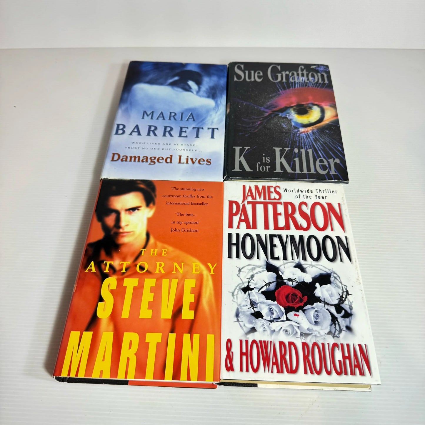 Crime Hardback Book Bundle x 4 Books : Various Authors (2276)