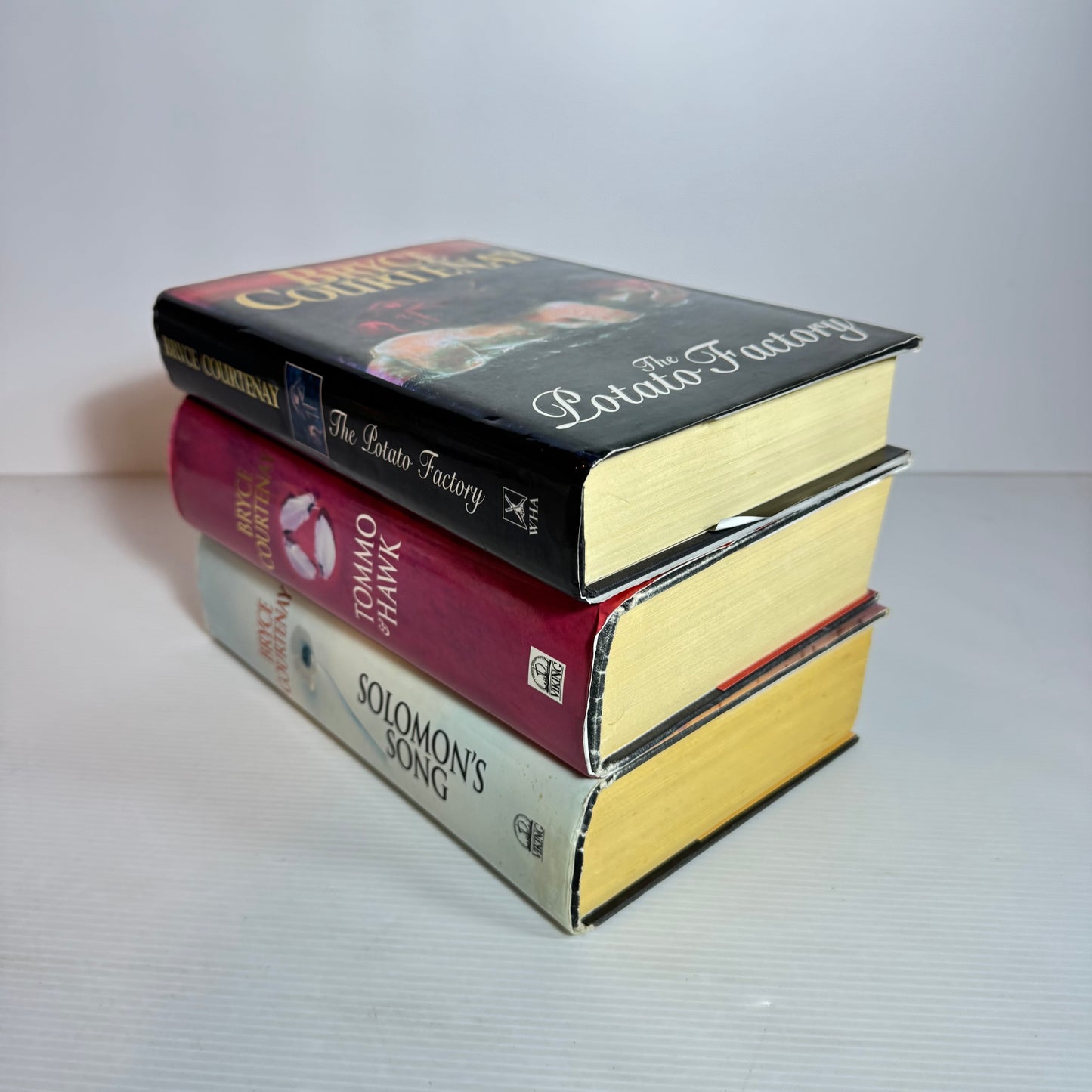Bryce Courtenay Hardcover Book Bundle x 3 Books (2403)