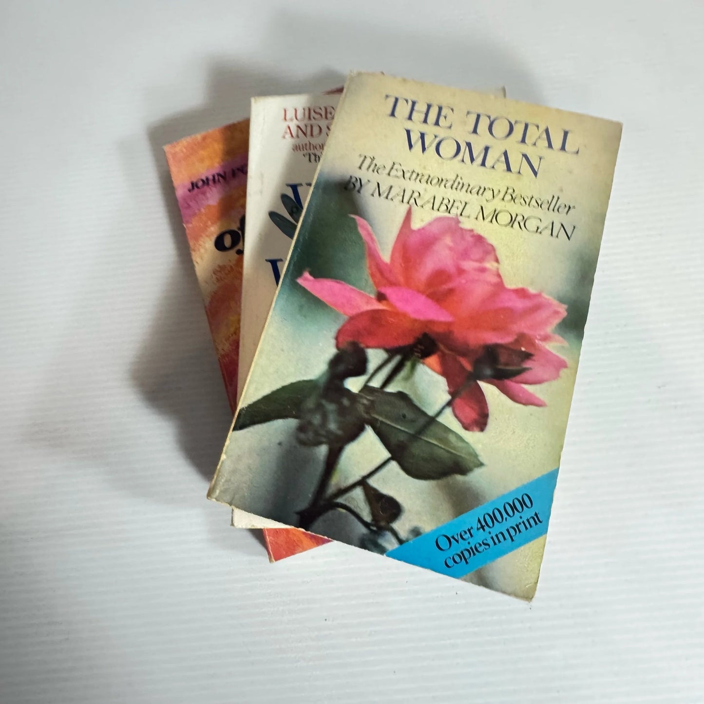 Vintage Women’s Self Help Book Bundle x 3 Books : The Secret of Staying In Love - John Powell, The Total Woman - Marabell Morgan, What Do Women Want? - Luise Eichenbaum and Susie Orbach