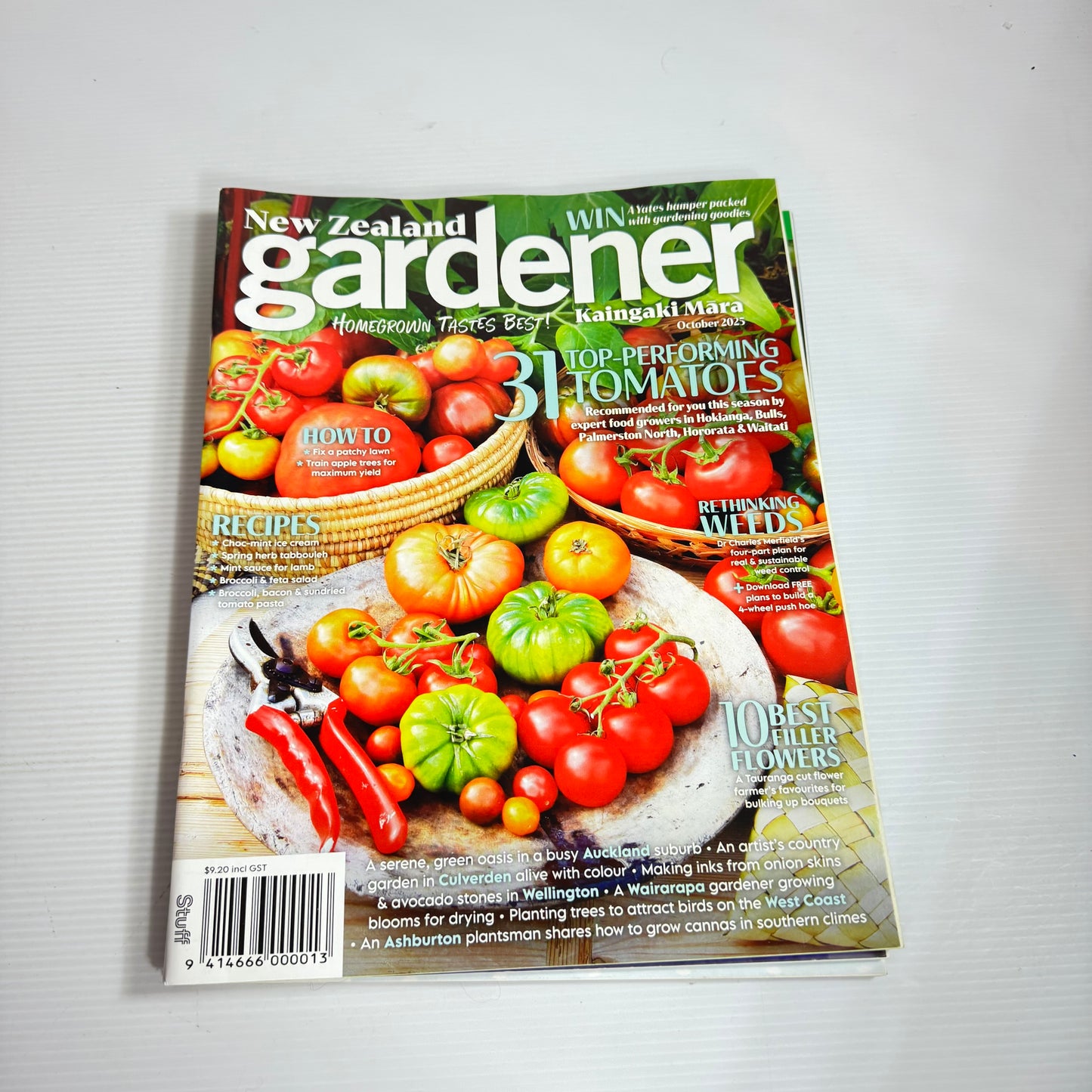 New Zealand Gardener Magazine x 11 : 2025 Jan, Feb, March, May, June, July Aug, Sept, Oct,  Nov, Dec (3329)