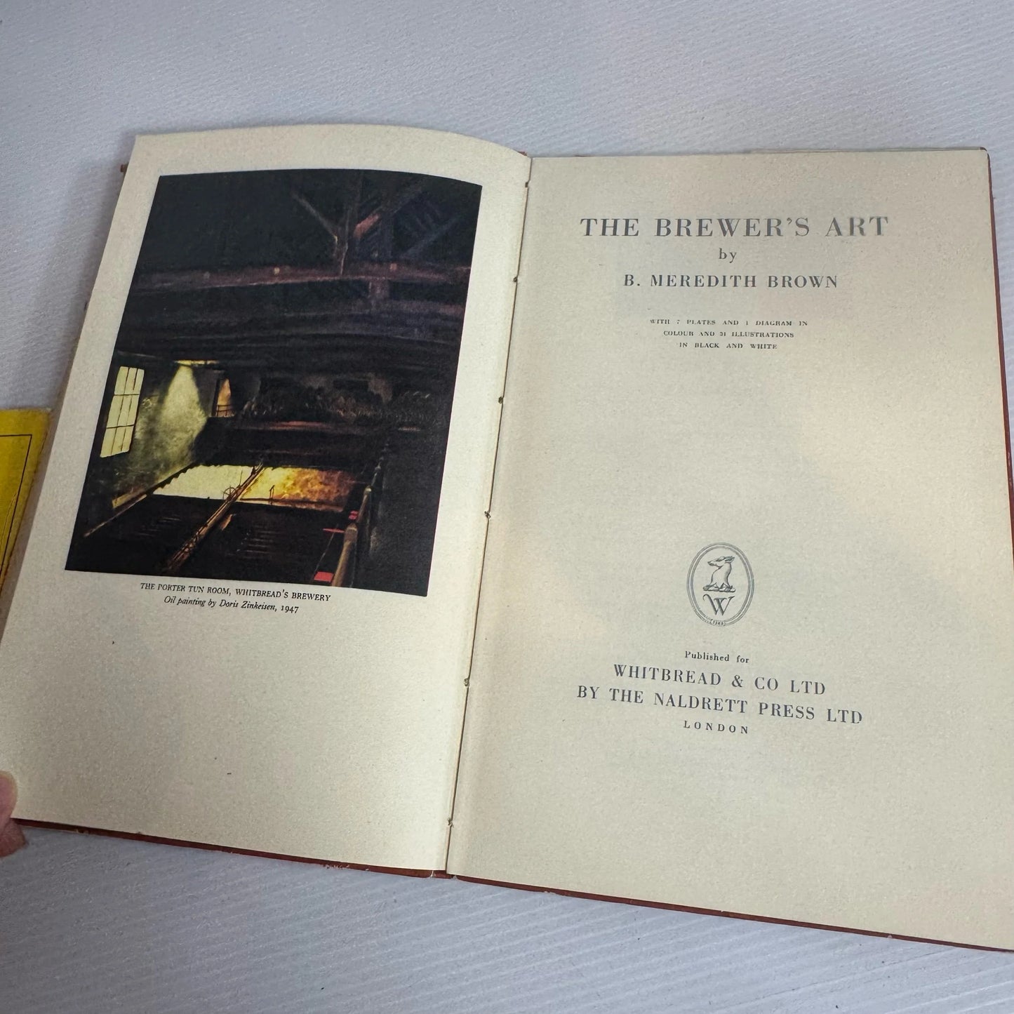 The Whitbread Library Vintage Book Bundle x 2 : The Brewer's Art & Inns of Sport (Vintage 1949) (2337)