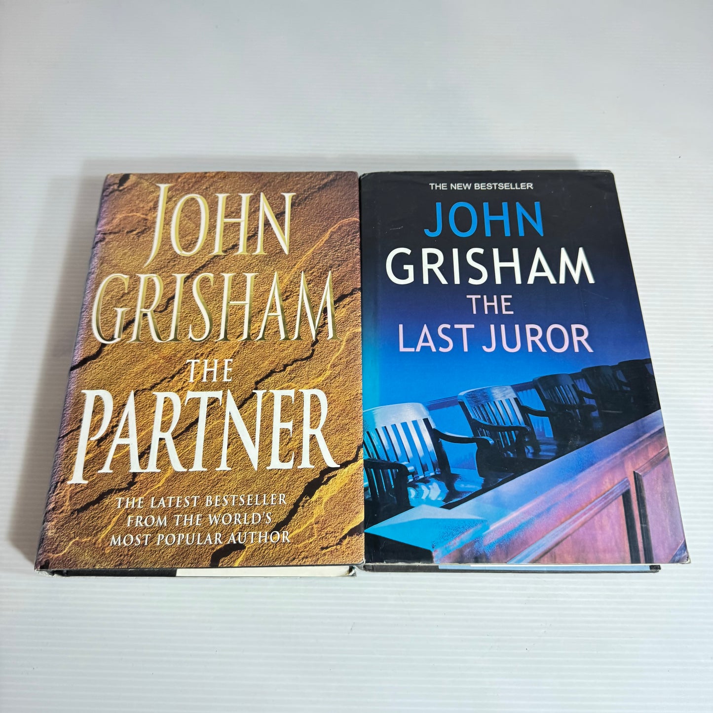 John Grisham Book Bundle x 2 : The Last Juror & The Partner (2435)