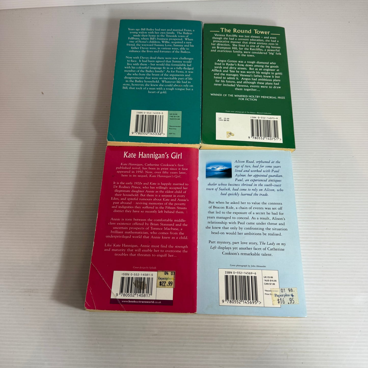 Catherine Cookson Book Bundle x 4 Books (2530)