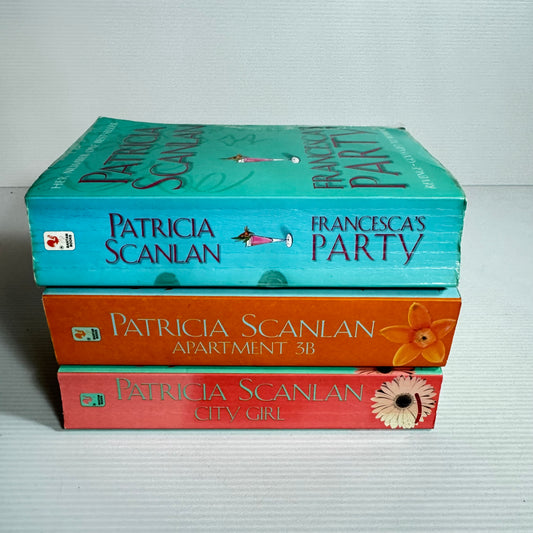 Patricia Scanlan Bundle x 3 : Francesca's Party, City Girl, Apartment 3B(3380)